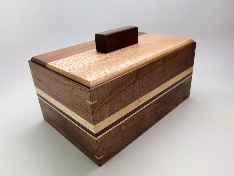 Modern Style Lifttop Box. Handmade Box. Artisan Box. 9.5 X Etsy