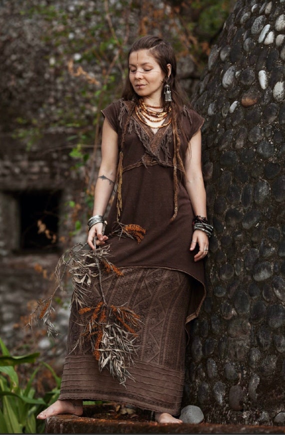 Outfit, Natural Clothing, Womens Tribal Clothing, Hemp, Pagan Clothing,  Earthy Clothes, Native American Style Inspired, Tribal, Ethnic -  Canada
