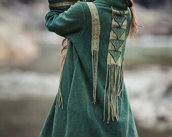 Ready To Ship, Bohemian Jacket, Organic Coat, Sustainable Fashion, Plant Dyed Jacket, Earthy Women jacket, Ethnic Coat, Eco friendly Cloth