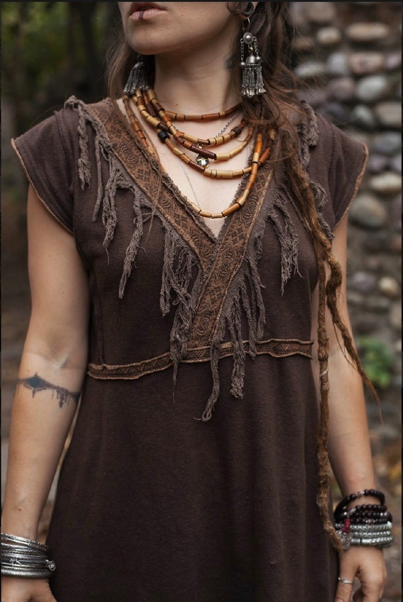Natural Clothing, Womens Tribal Clothing, Hemp Tunic Top, Pagan Clothing,  Earthy Clothes, Native American Style Tunic, Tribal Tunic, Ethnic -   Canada