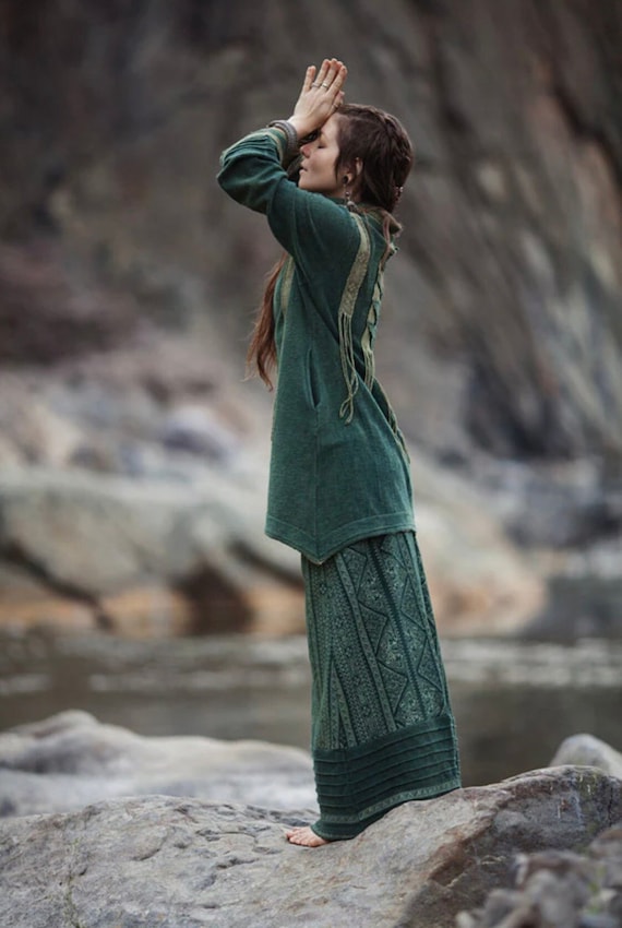 Outfit, Native American Style Jacket, Boho Jacket, Psy Trance Coat