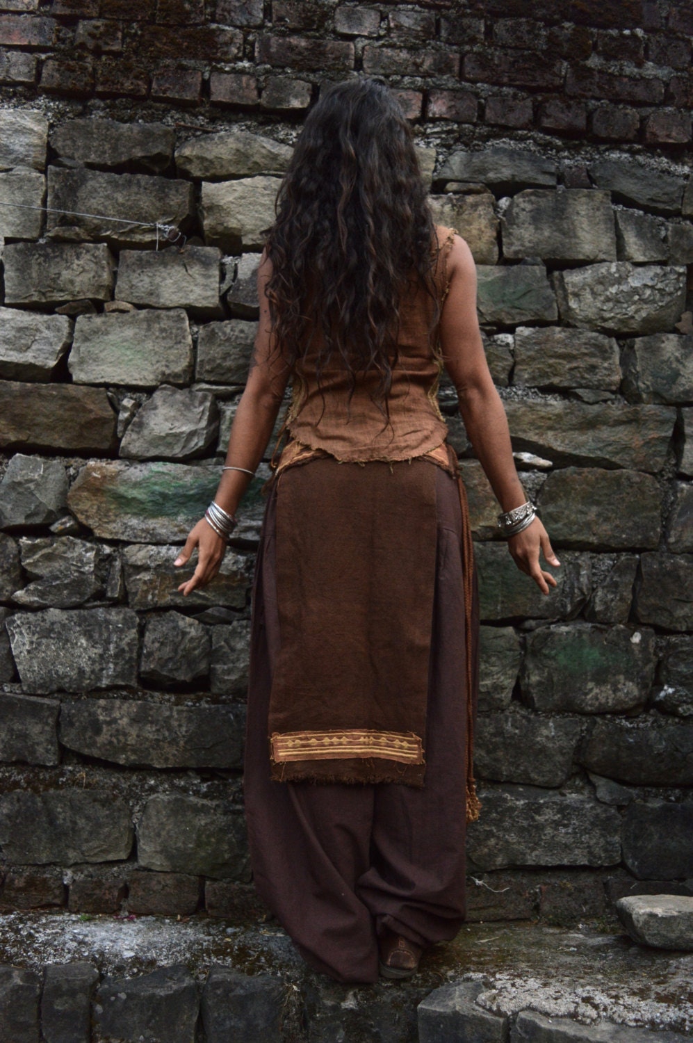Native American Style Skirt, Tribal Panel Skirt, Native