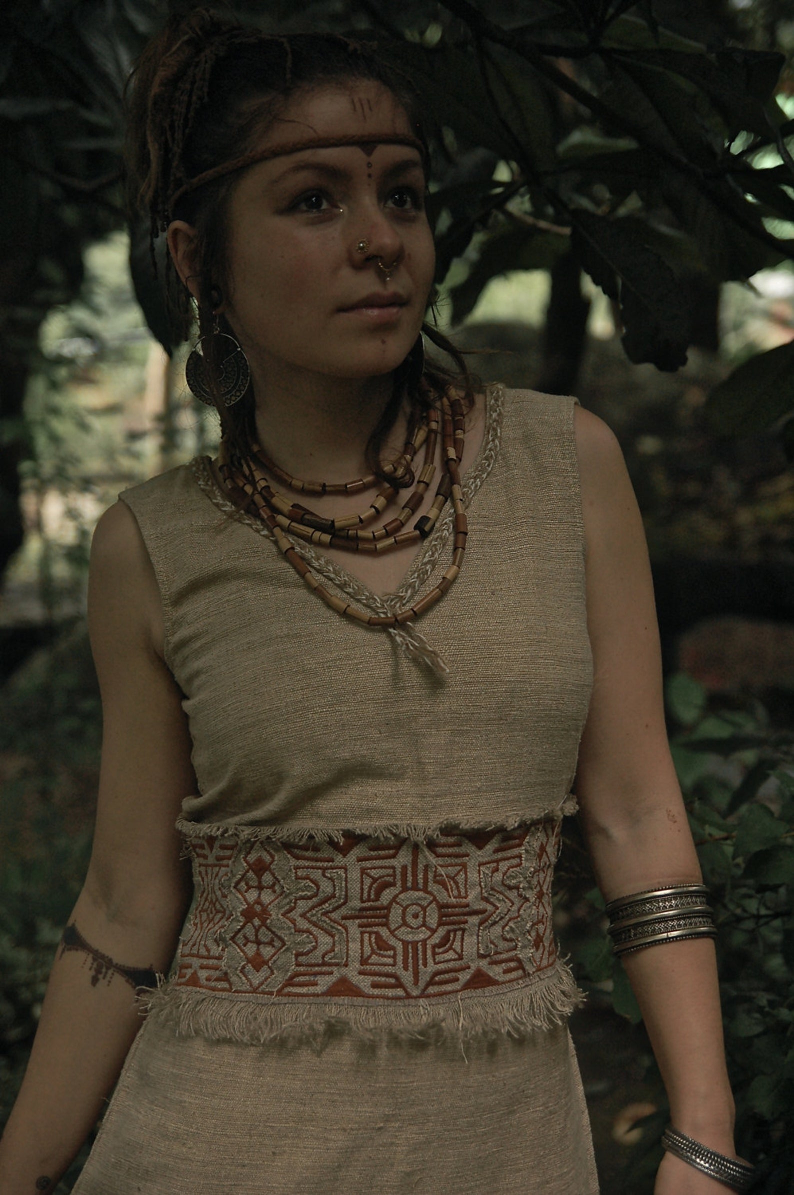 Native American Inspired Dress Viking Dress Priestess Dress - Etsy