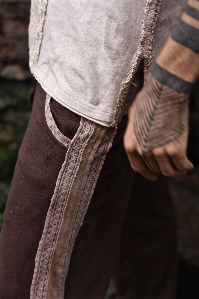 Hemp Pants Men Yoga Pants for Men Tribal Pants Yoga Etsy