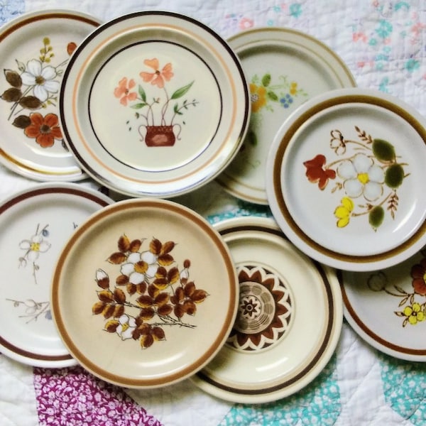 Mismatched Vintage Plates Etsy