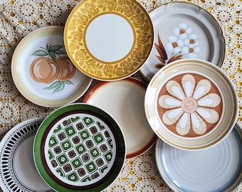 Pick Your Platter! Vintage 60s/70s Eclectic Stoneware/Ironstone Chop Plates or Platters