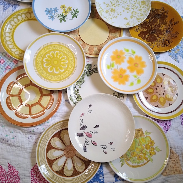 Mustard Dinner Plates Etsy