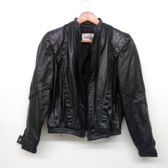 Vintage 70s/80s Wilsons Leather Jacket Motorcycle… - image 3