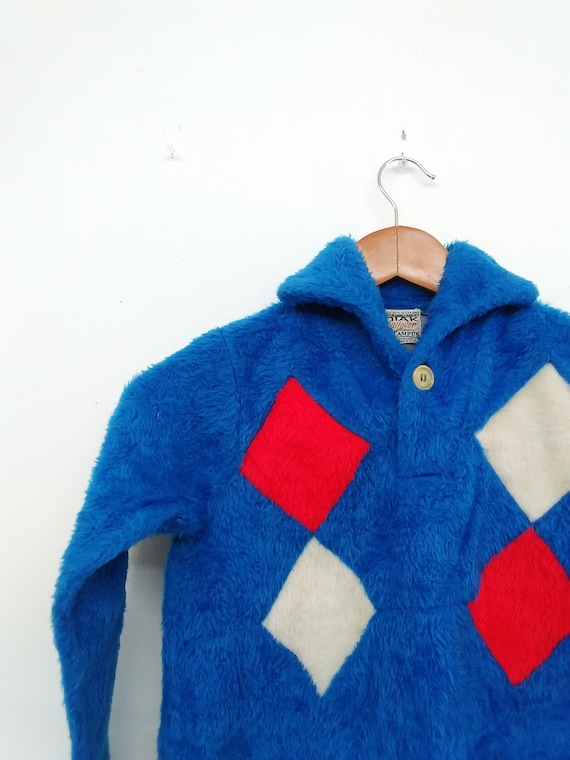 Vintage 50s Kodiak Pullover by Campus Boys Blue R… - image 4