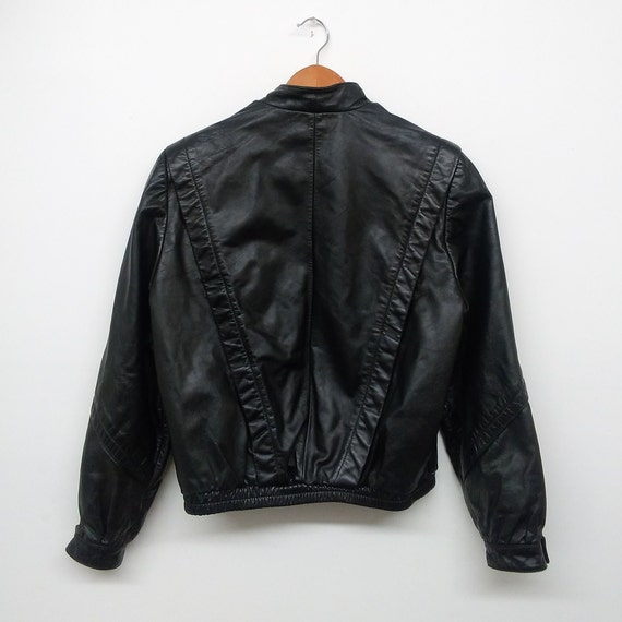 Vintage 70s/80s Wilsons Leather Jacket Motorcycle… - image 6