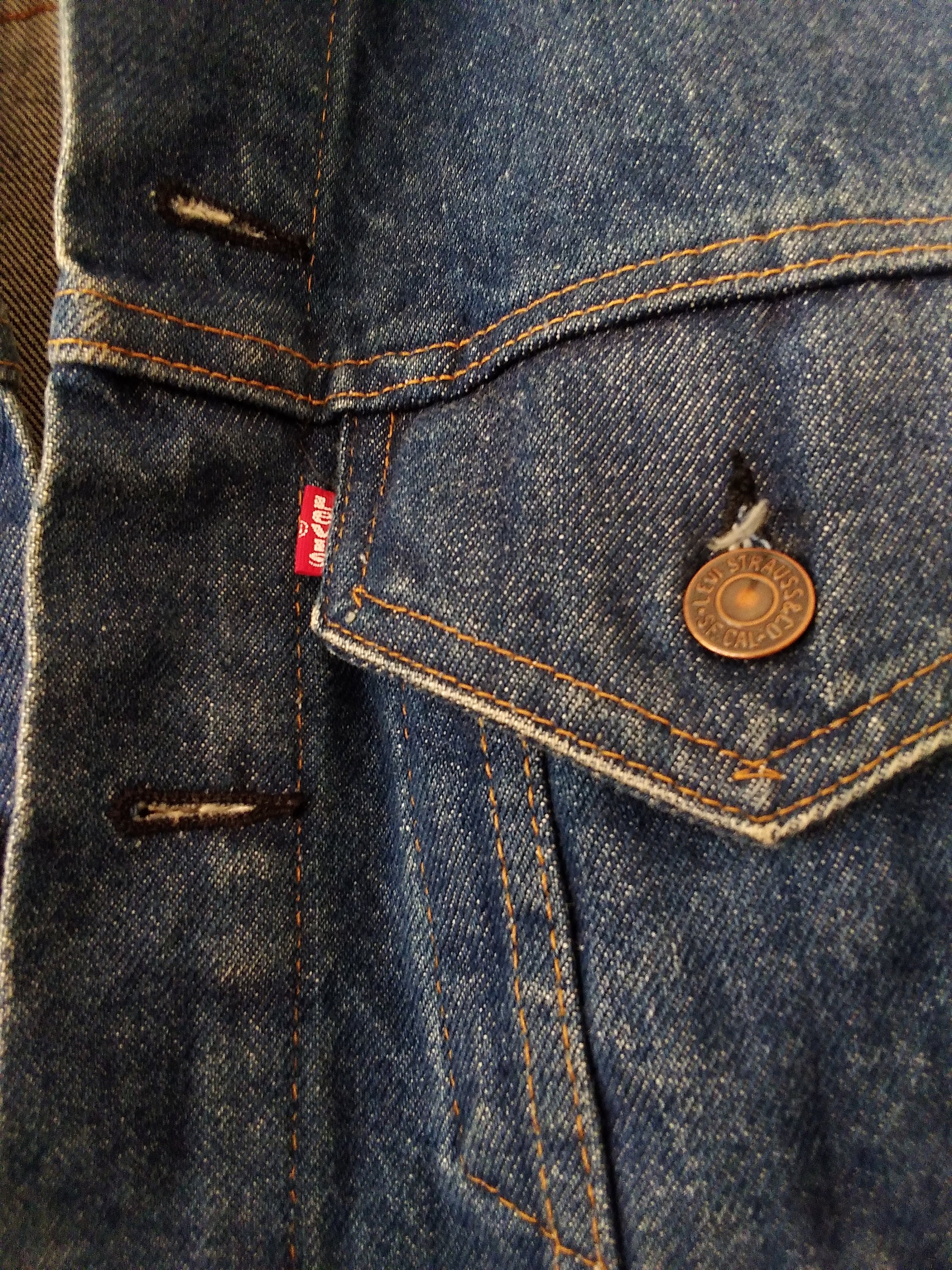 Vintage 70s Levi's Type 3 Denim Trucker Jacket SIZE 36 - Etsy Vintage 70s Levi's Type 3 Denim Trucker Jacket SIZE 36 - Etsy