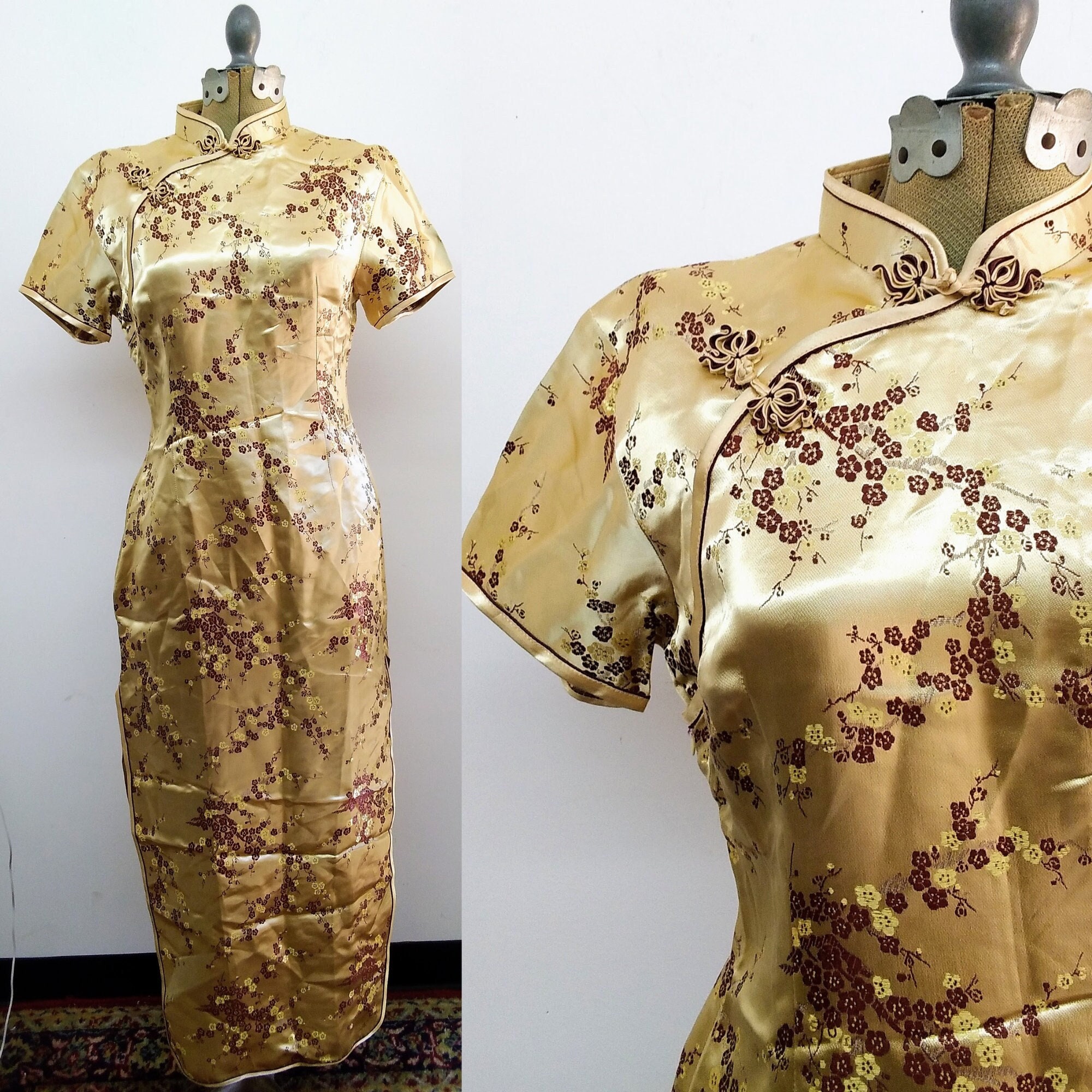 Sundry Blossom Short Sleeve Polo Dress - 90s Retro Clothes Blossom / 1