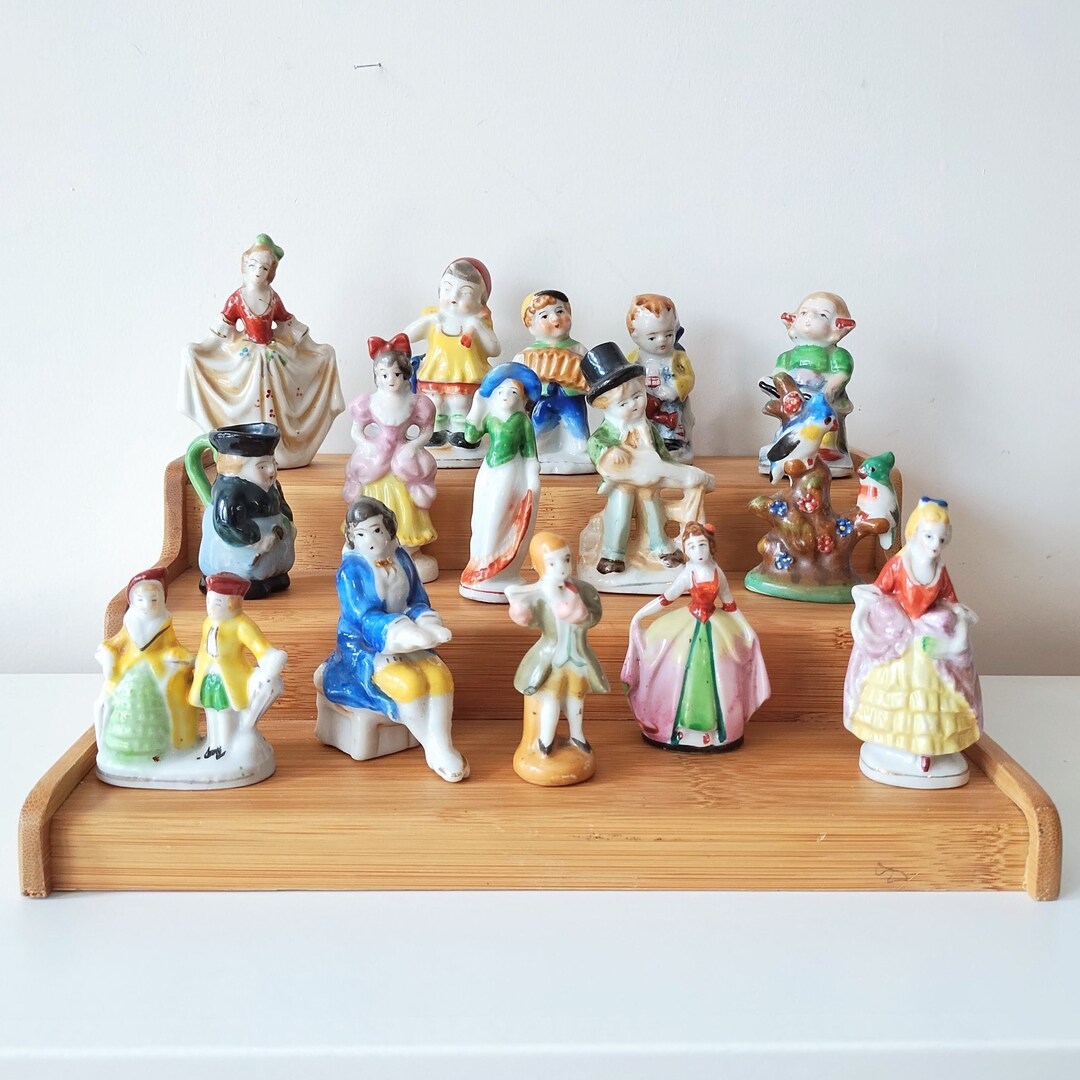 Set of 3 Made in Occupied Japan Figurines Mystery Lot Porcelain Cute