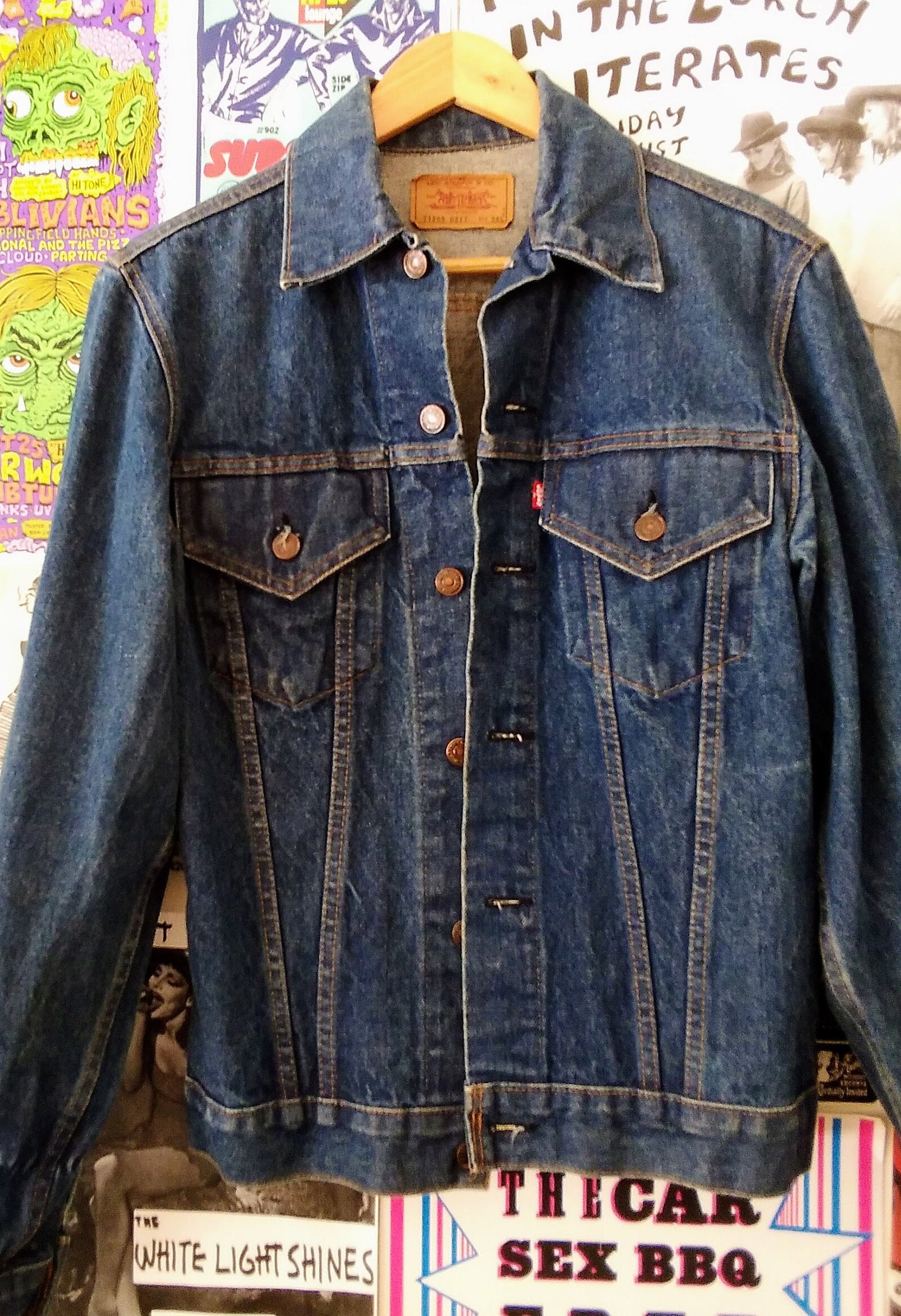Vintage 70s Levi's Type 3 Denim Trucker Jacket SIZE 36 - Etsy Vintage 70s Levi's Type 3 Denim Trucker Jacket SIZE 36 - Etsy