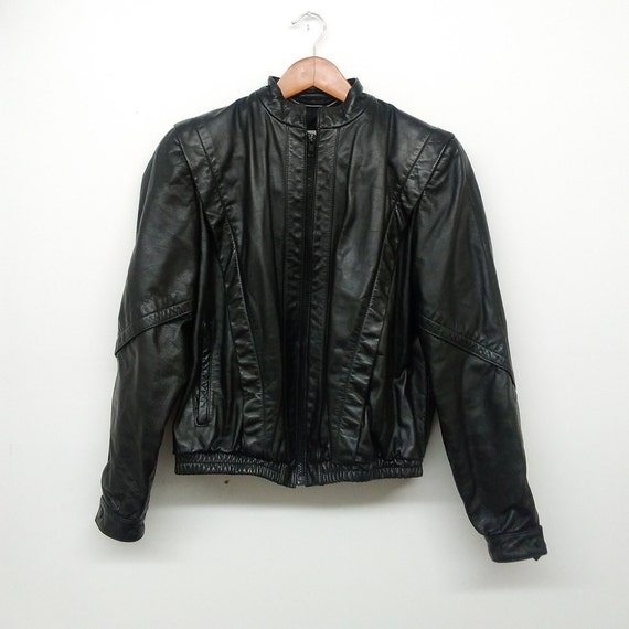 Vintage 70s/80s Wilsons Leather Jacket Motorcycle… - image 4