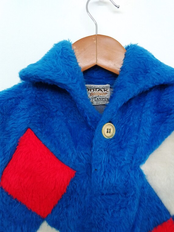 Vintage 50s Kodiak Pullover by Campus Boys Blue R… - image 5
