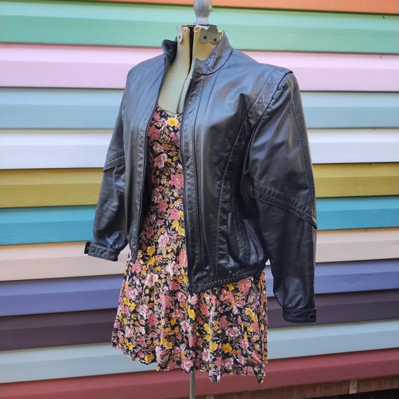 Vintage 70s/80s Wilsons Leather Jacket Motorcycle Bomber