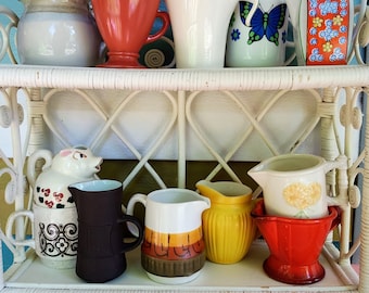 Pick Your Creamer Dish! Vintage Boho Mix n Match Coffee Tea Creamer or Sauce Dish