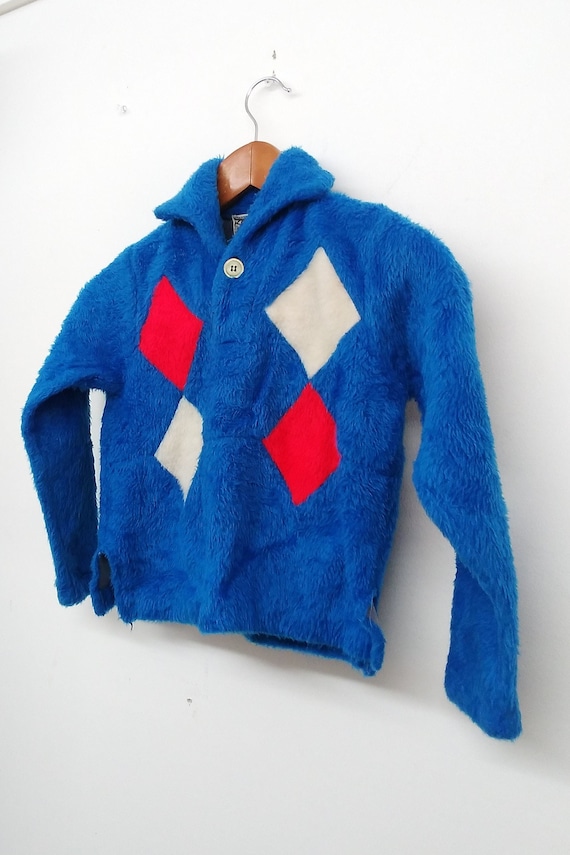 Vintage 50s Kodiak Pullover by Campus Boys Blue R… - image 3