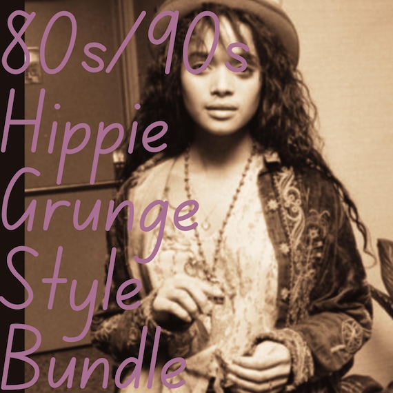 Build a 80s/90s Style Wardrobe Hippie Boho Grunge - Etsy