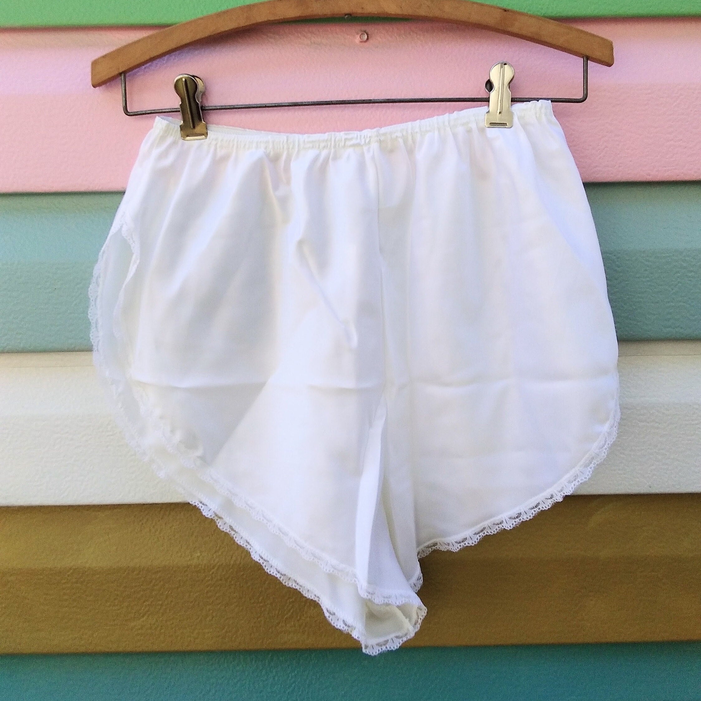 Satin top dolphin shorts