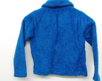 Vintage 50s Kodiak Pullover by Campus Boys Blue Red White Acrylic