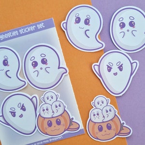 Halloween Ghost Sticker Set - Pack of 4 - Stationary & Journaling