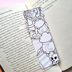 Fantasy Adventure Bookmark Kawaii Gift for Book Lovers Reading and