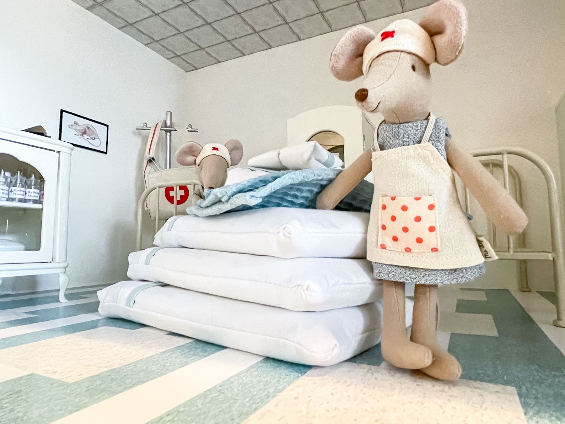Hospital Bedding Etsy