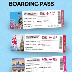BOARDING PASS - Special Gift Card!