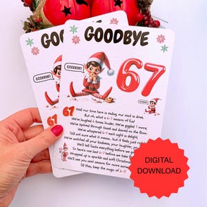 Älv Farväl Farväl 6 7 Brev - Sex Sju Meme 67 Idéer DIGITAL NEDLADDNING