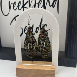 Beaded Fringe Earrings