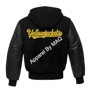 Basketball YellowJackets - Letterman Bomber Yellowjackets - Varsity Jacket Yellow - Baseball Jackets Yellow - Varsity Jackets Yellow