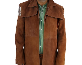 メンズ 19世紀カーキダスターコート - ウエスタンカウボーイアウトロー