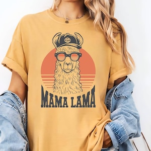 No Problama Llama Shirt: Lustiges Retro Style Alpaka T-Shirt