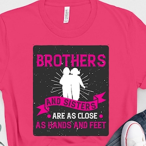Funny Sibling T-Shirt: &quot;She&#39;s My Sister&quot; Brother Sister Tee
