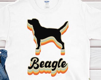 Retro Beagle Dog T-Shirt, Abbey Road Style