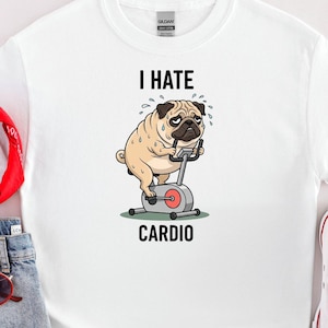 Funny Powerlifting T-Shirt: Anti-Cardio Gym Humor