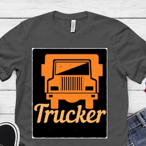 Truck Driver T-Shirt: Father's Day Gift for Truckers, Peterbilt Enthusiasts, and Road Warriors