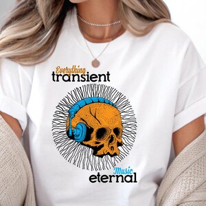 Musical Notes Graphic Tee: Musician Gift