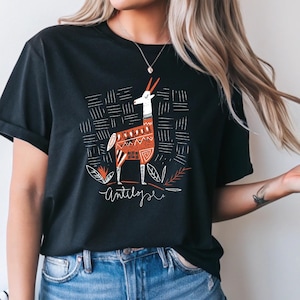 Boho Deer T-Shirt: Wildlife Spirit Animal Tee