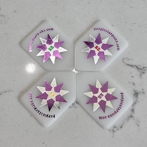 Purple Star Ritchie Blackmore Tribute Home Plate Picks – Assorted Gauges (4-Pack)