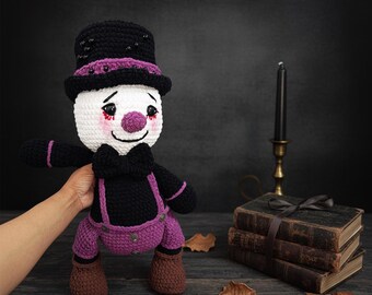 Gothic Snowman Crochet Patterns: PDF Pattern | Digital Download | English