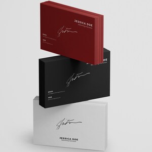 Modern Business Card Template Bundle | Editable in Canva | Instant Download Minimal Modern and Unique Style