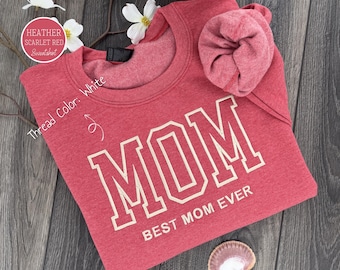 Sudadera personalizada bordada para mamá, camiseta universitaria familiar personalizada, sudadera con capucha personalizada para mamá, regalo para mamá, regalo para abuela primeriza, regalos para el Día de la Madre