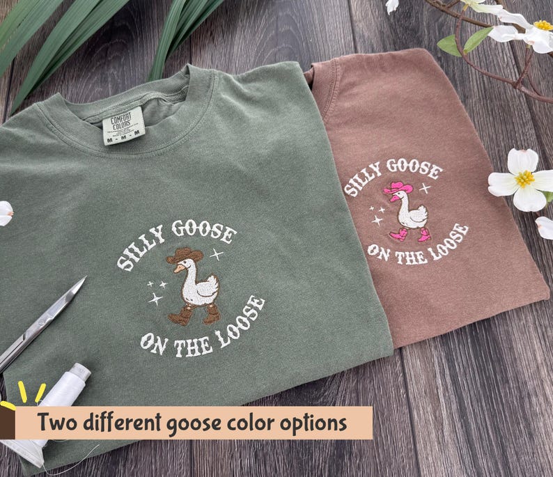 Two Different Goose Color Options