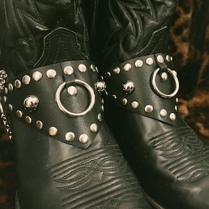 Leder Stiefel Riemen