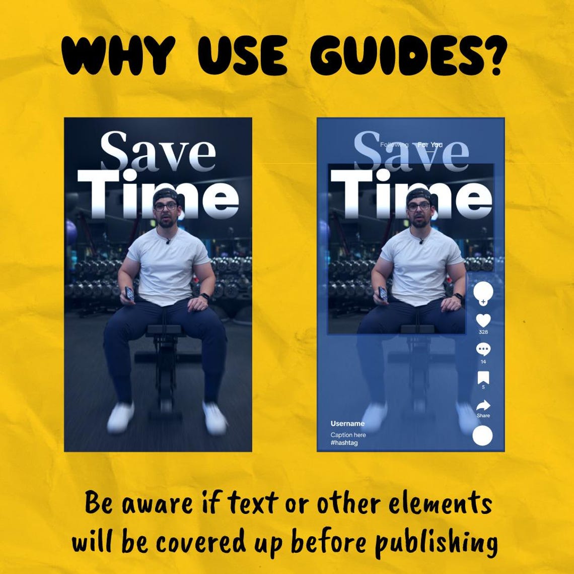 Instagram & Tiktok Safe Zone Overlay Guides - Etsy