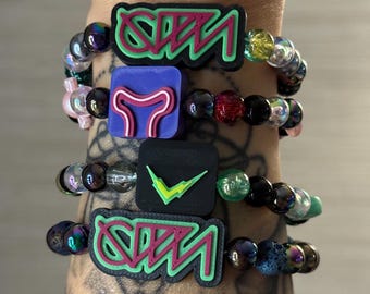 15 Pack - G W N & Wobble Kandi Beads