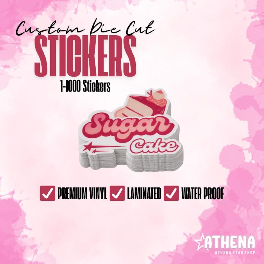 Custom Die Cut Logo Stickers - Waterproof Vinyl for Small Business ...